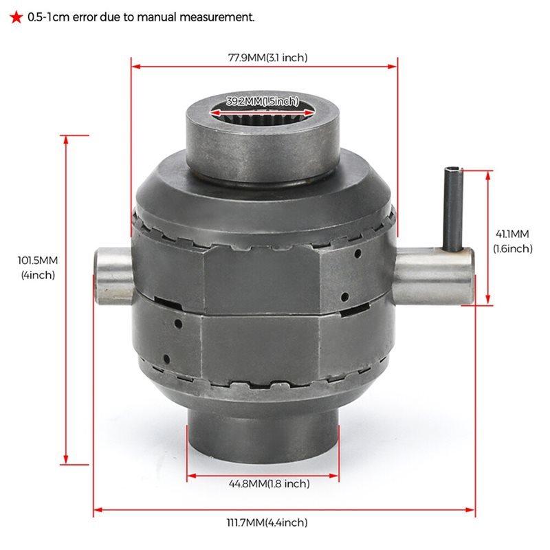 Front Differential Locker Assembly SL D30-27, SLD3027, SL D30-27 For Jeep Wrangler Cherokee 1984- 17 Dana 30 27 Spline 4WD