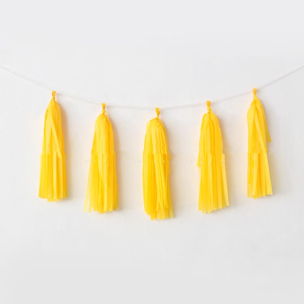 Colorful Paper Tassel Wholesale Birthday Party Wedding Decoration Christmas New Year Scene Decor Vivid Hue Pull Flower Supplies