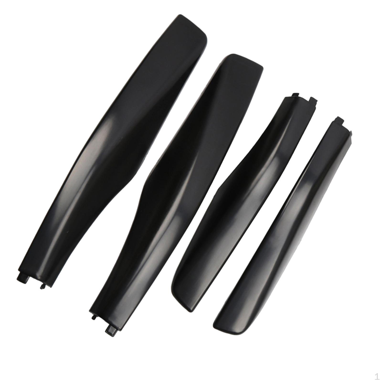 

4Pcs Luggage Cargo Rail Rack Protection,Roof End Cover Shell Caps,Automotive Exterior