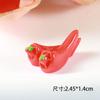 5pcs Simulated Fruit Resin Ornaments Mini Food Vegetables Fingertip Mini Handicraft DIY Hair Clips Phone Case Resin Accessories
