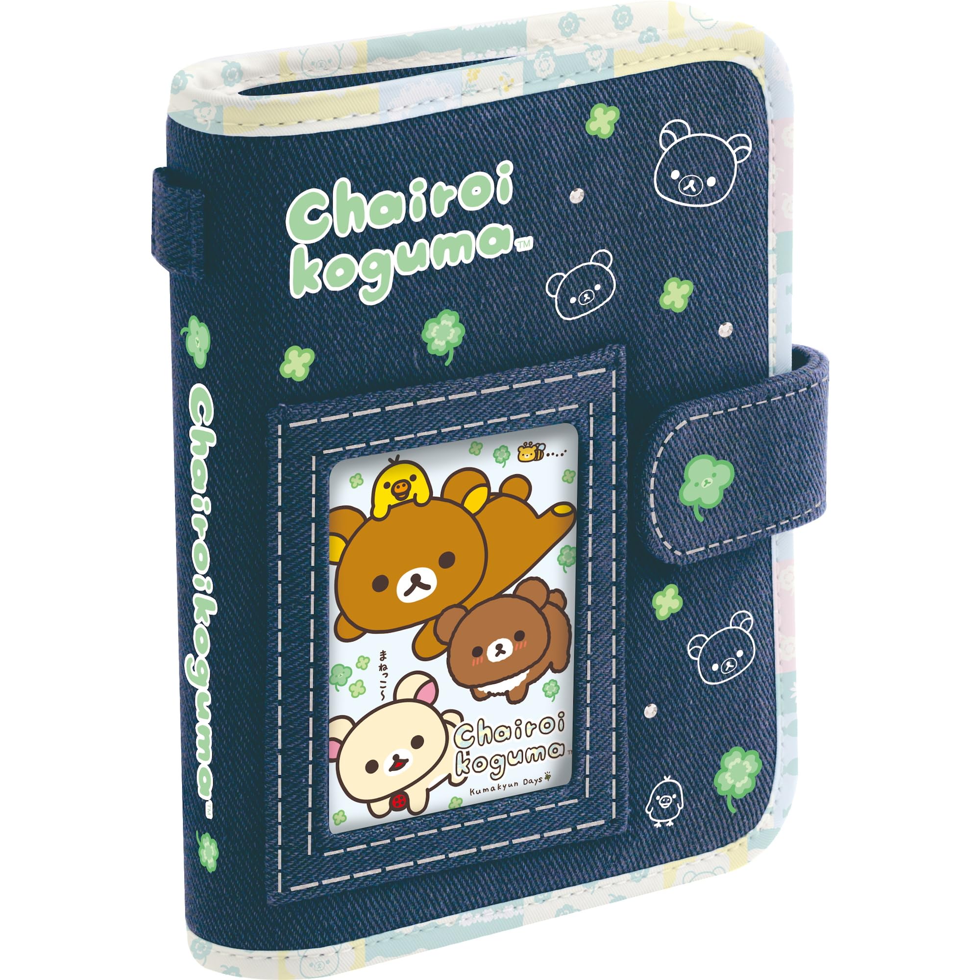 

Rilakkuma Kumakyun Denim Multi Binder FA17301 San-X Chairoikoguma s DAYS H170×W130×D30mm