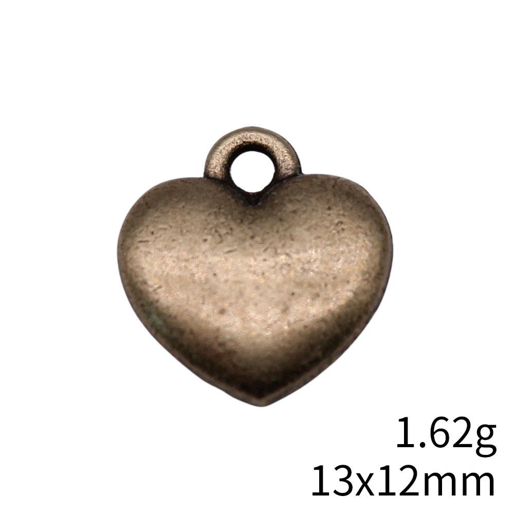 Back To School Charms Bulk Peach Heart Love Charms Pendant Women's Clothing Pendant