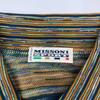 Missoni Excellent Condition All-over Print Polo Shirt Tops XS Green/Brown/YellowUsed