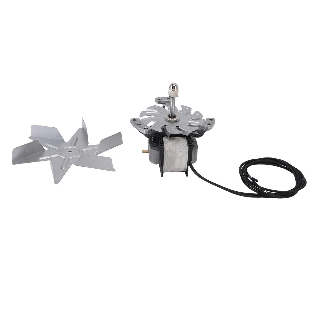 Oven Motor and Fan Blade Heatproof Aluminum High Performance Drying Motor with 6 Fan Blades