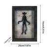 Vintage Photo Frame Mysterious Ghost Specimen Photo Frame Bat Custume Gothic Wall Art Old Photo Home Decor Wall Painting