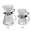 Thickened High Borosilicate Glass Coffee Pot Hand Drip Pot Sharing Pot Filter Coffee Percolator Cup Funnel