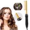 Hair Hot Comb Straightener Professional Press Comb Electric Curler Portable