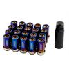 Rays Brunt Blue Lega di Alluminio A7075 Cerchi Ruota Dadi di Bloccaggio per Ruote 20pz/set