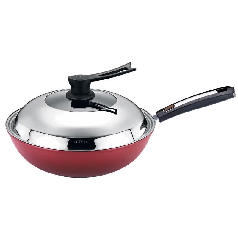 Faust Rose Pact Non-stick 316 Stainless Steel Wok FA-029