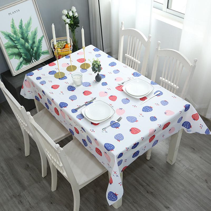 Nordic Style Waterproof & Oilproof Washable Tablecloth for Home & Hotel Dining Tables