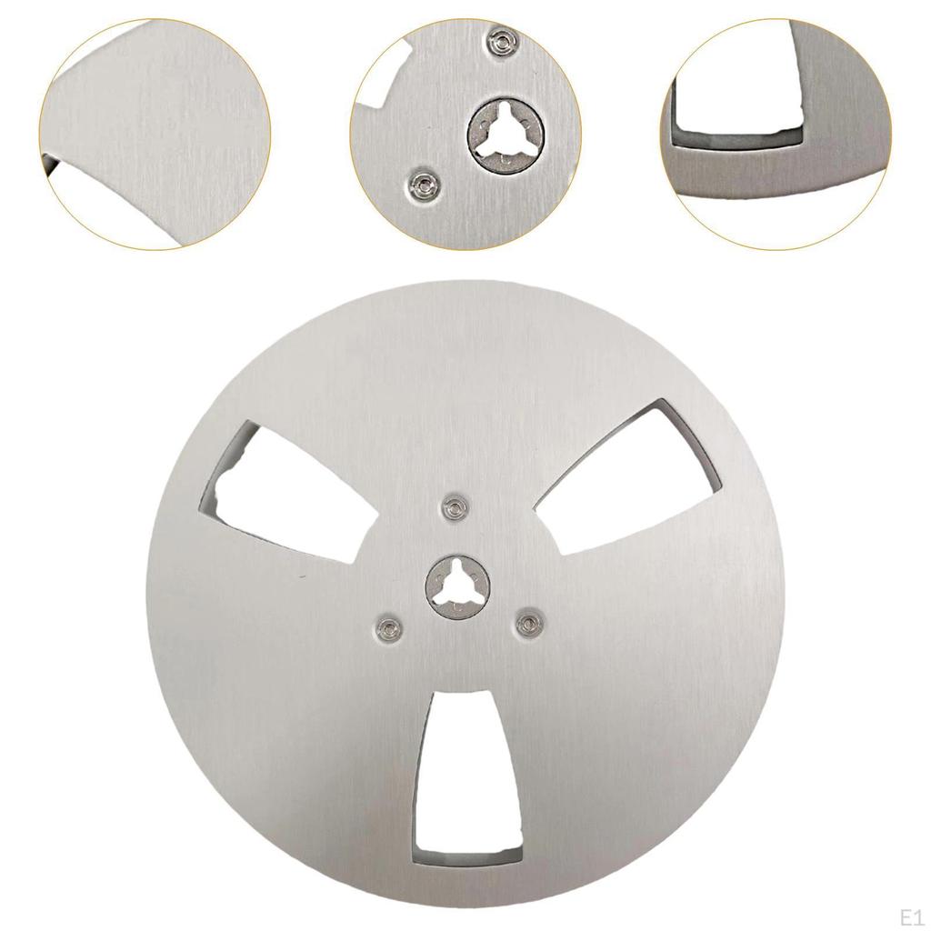 1/4 7 Inch Empty Reel Aluminum Accessories Lightweight Opening Machine Part Sturdy Open Sound