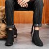 Fashion New Winter Plus Ankle Boot Men Mens Slip On Shoes Men Casual Business Chelsea Boots Handmade Leather Fashion Motorcycle Boots