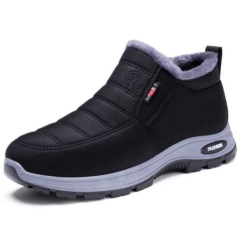 Womens Winter Snow Boots Warm Short Cotton Shoes Non-slip Flat Heel Daily Hiking