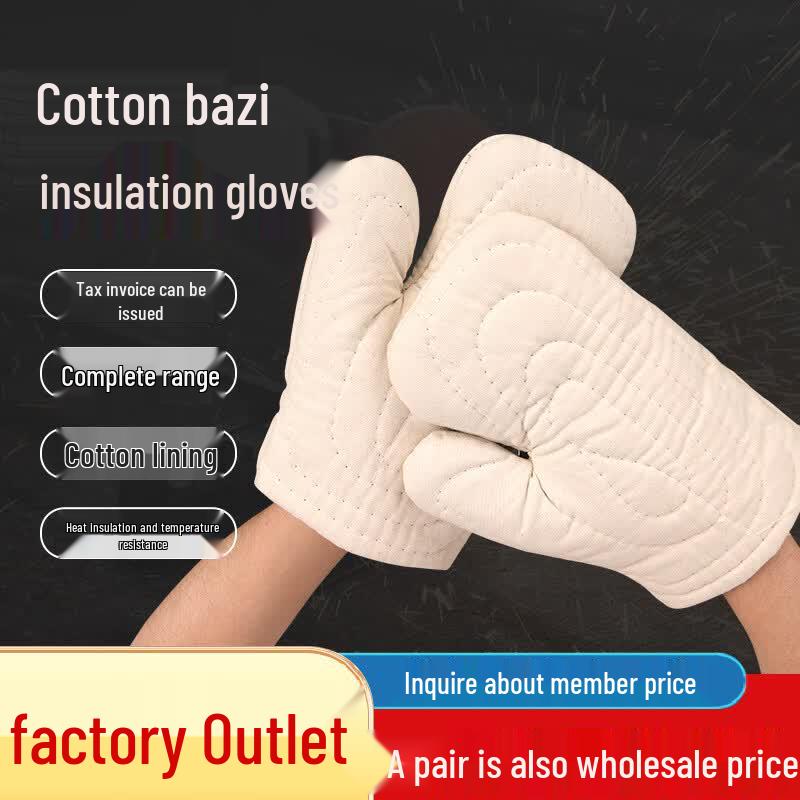 Lantuan Long Leather Welding Work Gloves
