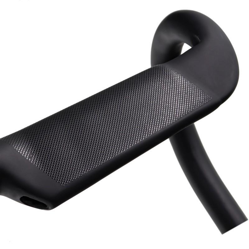 Carbonfaser Drop-Bar Rennräder Aero-Lenker Mit Interner Zugführung Rutschfestes Gravelbike