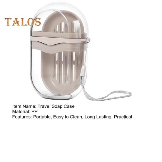 Cestovní pouzdro na mýdlo Průhledný design Kompaktní Přenosné Nepropustné Držák na mýdlo s víkem Miska na mýdlo s odtokovou vaničkou