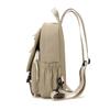 Nylon Lightweight Women's Backpack with Flip-top Lock Simple Small Schoolbag  Commuting and Travel Waterproof Backpack