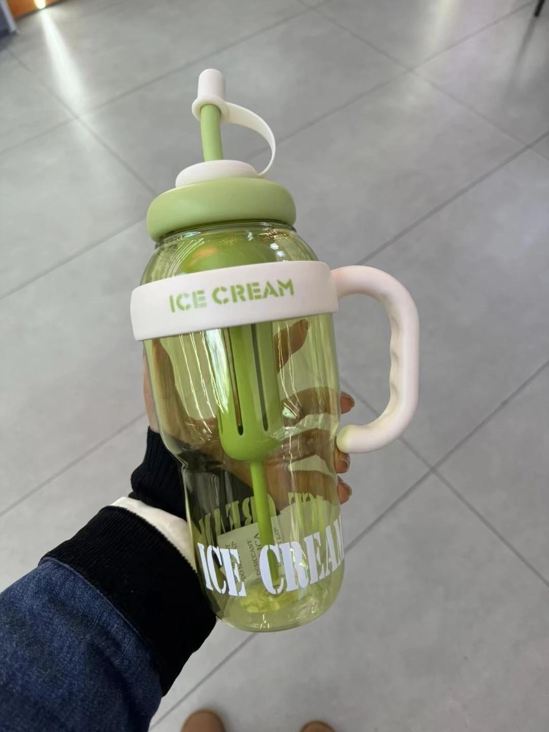 

1300 мл, большая емкость, спортивные бутылки для воды, милая портативная соломенная чашка, бутылка для воды для спорта на открытом воздухе, путешествий, фитнеса, питьевая бутылка 1.3L