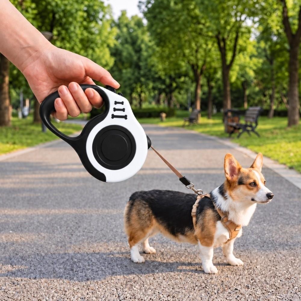5M Multi Colors Retractable Dog Leash ABS Shell Dog Chain Cat Leash Outdoor Travel