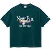 New Era Round Neck Printed Short Sleeve T-Shirt Unisex T-Shirt Green 14536507