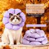 Waterproof Pet Neck Cone Adjustable Wound Recovery Sleeve Cat Neck Protective Circle  Cat