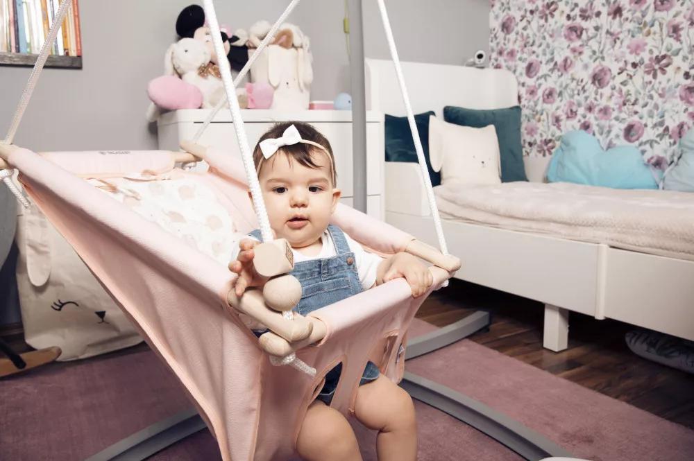 Baby swing Baby Pastel pink - pinkyphant