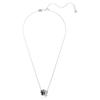 Swarovski 5705721 Women’s Black & White Swan Rhodium Plated Pendant Necklace