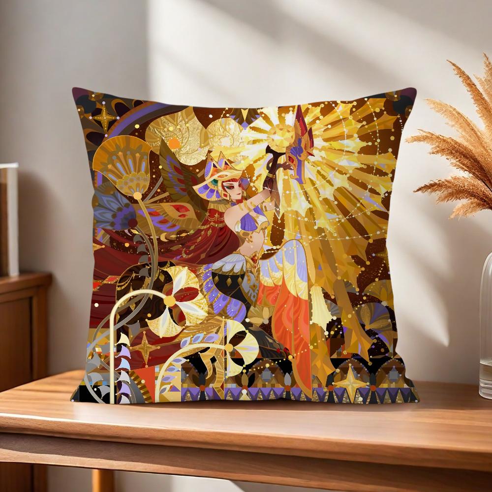 Design Ancient E-Egyptian art Comfortable soft Pillow Case for Sofa Living Room Home office Decor and Protective Covers