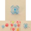 Plastic Hand Twist Transparent Gyroscope Toy For Kids Play And Collection