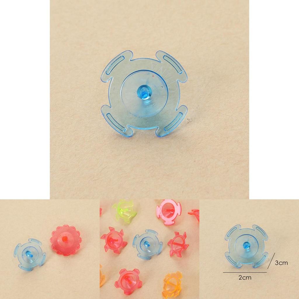 Plastic Hand Twist Transparent Gyroscope Toy For Kids Play And Collection