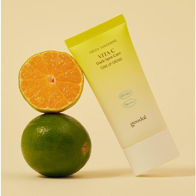 Goodal Green Tangerine Vita C Dark Spot Tone Up Cream 50mL Korean Cosmetics Brightening UV Protecting