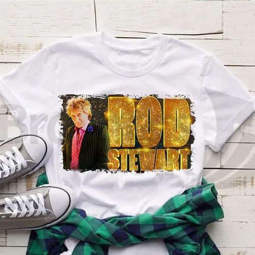 Rod Stewart In Concert Unisex TShirt Heavy Cotton Gift For Fans Unisex T-Shirt XXL