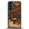 Bewood Unique Case for Samsung Galaxy A54 5G - Orange with MagSafe