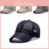 M Mesh Letter Baseball Cap Sun Protection Sunhat Breathable Hat Outdoor Gift