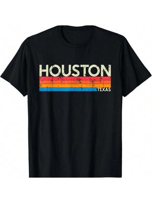 Vintage Retro Houston Texas Distressed Souvenir