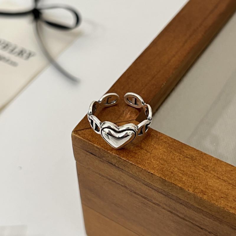 

Chic And Elegant Geometric Copper Adjustable Finger Ring For Women Stylish And Trendy