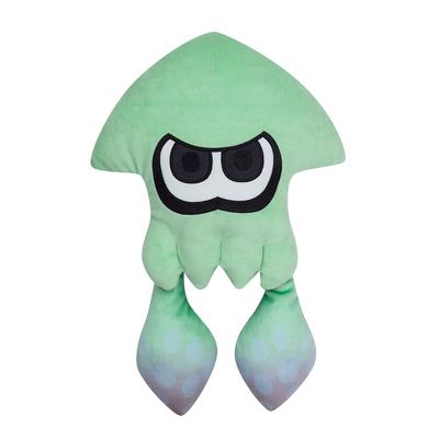Sanei Boeki Splatoon 3 ALL STAR COLLECTION Squid (M) Light Blue Plush Toy, W26 X D11 X H40cm, SP37
