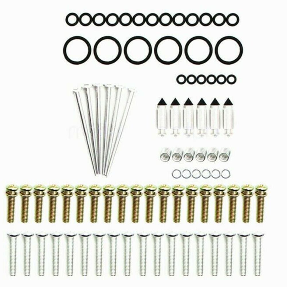 6x Zestaw naprawczy gaźnika Motocykl Dla Honda GL1500C GL1500CT Tour Valkyrie 1500 1997-2003 Wlot powietrza Dopływ paliwa Zestaw naprawczy