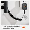50W Electric Heating Towel Rail Smart Thermostatic Aluminum Bathroom Heated Towel Rack Shelf Clothes Sterilizing Towel Warmer Dryer 220V 50Hz