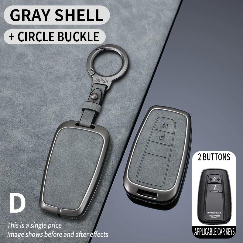 Svagd6 Zinc Alloy Car Key Case Full Cover Shell Fob For Toyota Corolla Altis Auris Aygo Yaris Camry RAV4 Verso TC IM Shell Accessories