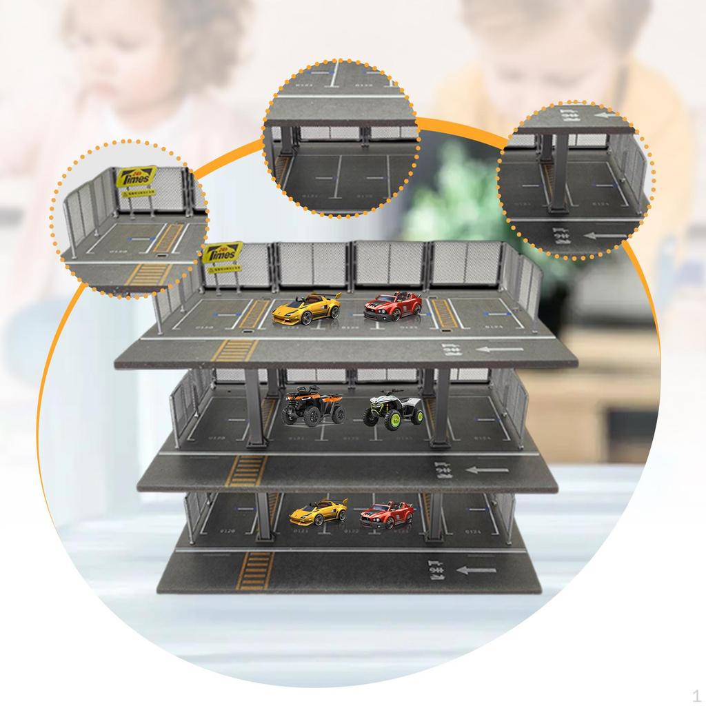 1/64 DIEACAST MODEL GARAGE DIORAMA DISPLAY TOP for Gifts Figures Collector Models