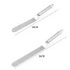 Stainless Steel Cake Scraper Piece Frosting Tool Precision Edges Smooth Icing Baking Decorating Accessories Home Bakery
