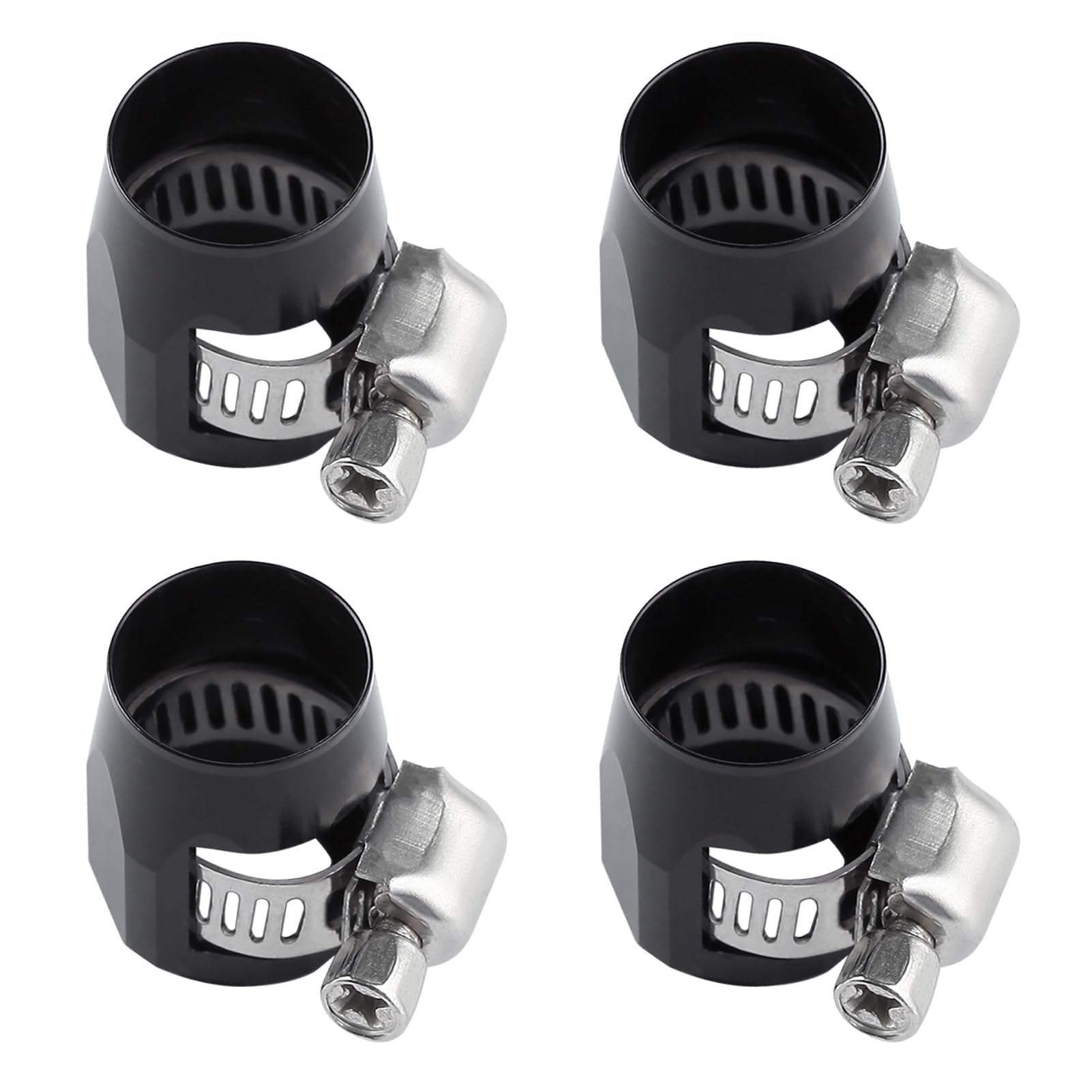 

SPEEDWOX Hex Car Hose Finisher Set of 4 Hose Fitting Stainless Steel Econo Fitting чёрный