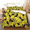 Cartoon Duvetcover Sets Yellow Duck Bedding Set Single Twin Full Queen King Size Little Duck Aldult Boys Bedroom 3D Print 015