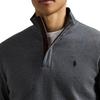 Polo Ralph Lauren Embroidered Pony Logo Knit Zip High Neck Sweatshirt Men sweatshirt 710890534-033