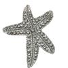 Fashionable Starfishes Rhinestones Patches Sophisticated Wedding Patches for Creative Projects