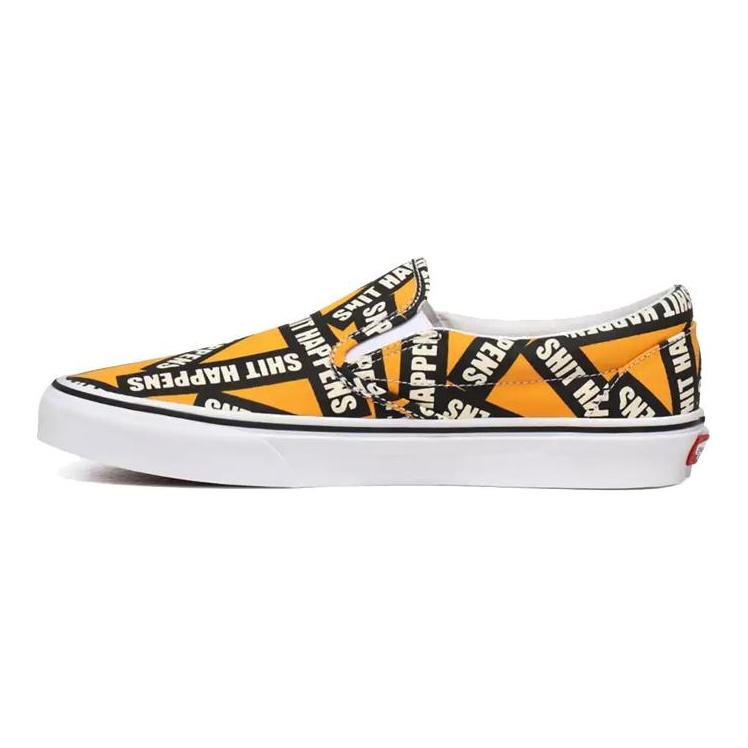 Vans Shit Happens Classic Slip On Orange VN0A4U38WTX