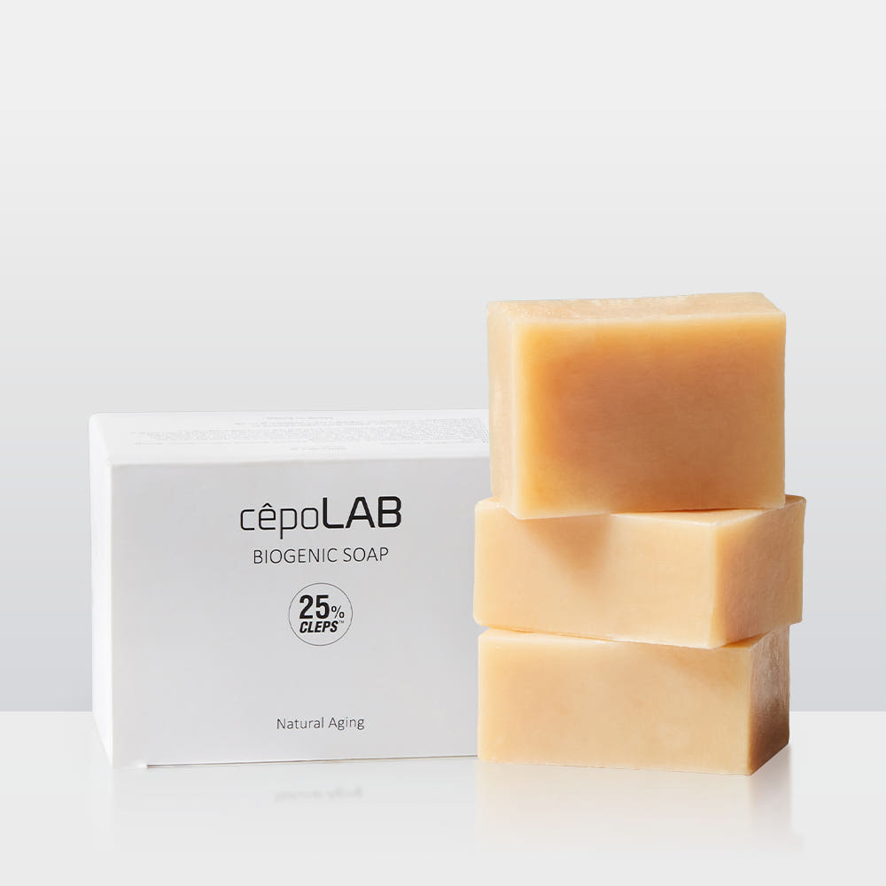 cepoLAB Biogenic Soap CLEPS 25% Gentle Facial Cleansing Bar 100g