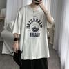 2026 Trendy Cartoon Short Sleeve T-shirt, Unisex Chinese Style Print, Loose Summer Top for Couples