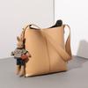 New Autumn and Winter Shoulder Bag for Women Fashionable and Versatile Underarm Bag Genuine Leather Commuter Bucket Bag